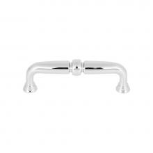 Top Knobs TK1021PC - Henderson Pull 3 3/4 Inch (c-c) Polished Chrome