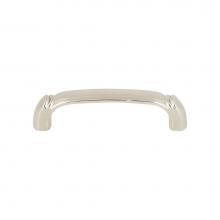 Top Knobs TK1031PN - Pomander Pull 3 3/4 Inch (c-c) Polished Nickel