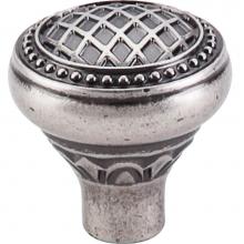 Top Knobs TK173PTA - Trevi Round Knob 1 5/16 Inch Pewter Antique