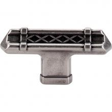 Top Knobs TK204PTA - Tower Bridge T-Handle 2 5/8 Inch Pewter Antique