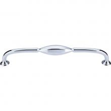 Top Knobs TK233PC - Chareau (R) D Pull 8 13/16 Inch (c-c) Polished Chrome