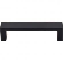 Top Knobs TK250BLK - Modern Metro Pull 3 3/4 Inch (c-c) Flat Black