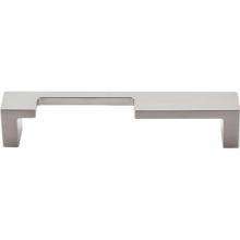 Top Knobs TK256BSN - Modern Metro Notch Pull A 5 Inch (c-c) Brushed Satin Nickel