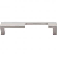 Top Knobs TK259BSN - Modern Metro Notch Pull B 5 Inch (c-c) Brushed Satin Nickel