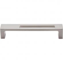 Top Knobs TK266BSN - Modern Metro Slot Pull 5 Inch (c-c) Brushed Satin Nickel