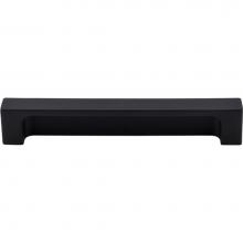 Top Knobs TK276BLK - Modern Metro Tab Pull 5 Inch (c-c) Flat Black
