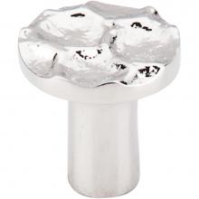 Top Knobs TK295PN - Cobblestone Round Knob 1 1/8 Inch Polished Nickel