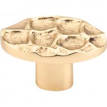 Top Knobs TK298BR - Cobblestone Oval Knob 2 Inch Brass