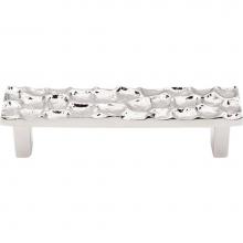 Top Knobs TK304PN - Cobblestone Pull 3 3/4 Inch (c-c) Polished Nickel