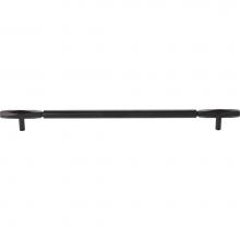 Top Knobs TK3088BLK - Kingsmill Appliance Pull 18 Inch (c-c) Flat Black