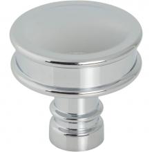 Top Knobs TK3140PC - Cranford Knob 1 1/4 Inch Polished Chrome