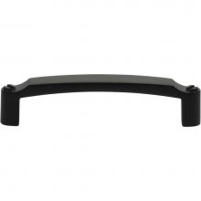 Top Knobs TK3171BLK - Haddonfield Pull 3 3/4 Inch (c-c) Flat Black