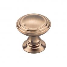 Top Knobs TK320HB - Reeded Knob 1 1/4 Inch Honey Bronze