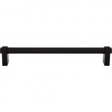 Top Knobs TK3217BLK - Lawrence Appliance Pull 18 Inch (c-c) Flat Black