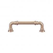Top Knobs TK322HB - Reeded Pull 3 3/4 Inch (c-c) Honey Bronze