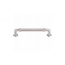 Top Knobs TK323BSN - Reeded Pull 5 Inch (c-c) Brushed Satin Nickel