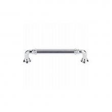 Top Knobs TK323PC - Reeded Pull 5 Inch (c-c) Polished Chrome