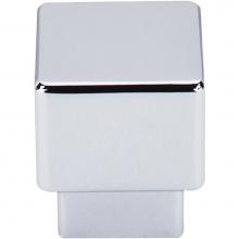 Top Knobs TK32PC - Tapered Square Knob 1 Inch Polished Chrome