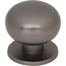 Top Knobs TK3330AG - Lambert Knob 1 1/4 Inch Ash Gray