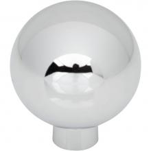 Top Knobs TK3341PC - Brockwell Knob 1 1/4 Inch Polished Chrome