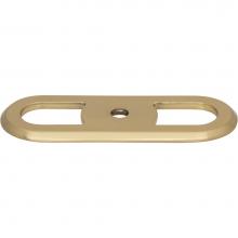 Top Knobs TK3351HB - Brockwell Backplate 2 3/4 Inch Honey Bronze