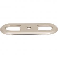 Top Knobs TK3351PN - Brockwell Backplate 2 3/4 Inch Polished Nickel