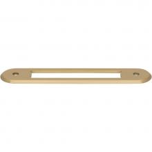 Top Knobs TK3352HB - Brockwell Backplate 3 3/4 Inch (c-c) Honey Bronze