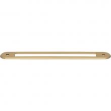 Top Knobs TK3354HB - Brockwell Backplate 6  5/16 Inch (c-c) Honey Bronze
