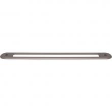 Top Knobs TK3359AG - Brockwell Appliance Backplate 18 Inch (c-c) Ash Gray