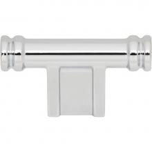 Top Knobs TK3380PC - Newburn T-Knob 2 1/4 Inch Polished Chrome