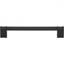Top Knobs TK3384BLK - Newburn Pull 6  5/16 Inch (c-c) Flat Black