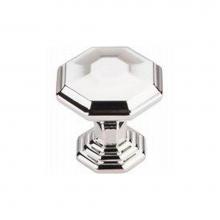 Top Knobs TK340PN - Chalet Knob 1 1/8 Inch Polished Nickel