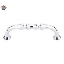Top Knobs TK341PC - Chalet Pull 3 3/4 Inch (c-c) Polished Chrome