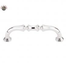 Top Knobs TK341PN - Chalet Pull 3 3/4 Inch (c-c) Polished Nickel