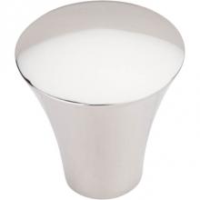 Top Knobs TK380PN - Shrewsbury Knob 1 1/8 Inch Polished Nickel