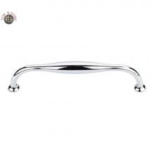 Top Knobs TK382PC - Shrewsbury D Pull 6 5/16 Inch (c-c) Polished Chrome
