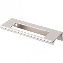 Top Knobs TK520PN - Europa Cut Out Tab Pull 3 3/4 Inch (c-c) Polished Nickel
