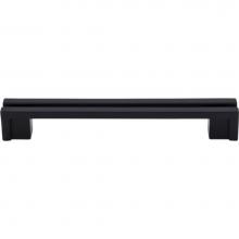 Top Knobs TK56BLK - Flat Rail Pull 5 Inch (c-c) Flat Black