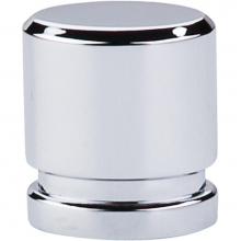 Top Knobs TK57PC - Oval Knob 1 Inch Polished Chrome