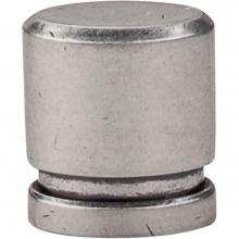 Top Knobs TK57PTA - Oval Knob 1 Inch Pewter Antique