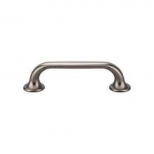Top Knobs TK593AG - Oculus Oval Pull 3 3/4 Inch (c-c) Ash Gray