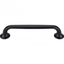 Top Knobs TK594BLK - Oculus Oval Pull 5 1/16 Inch (c-c) Flat Black