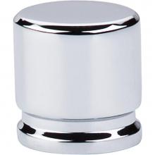 Top Knobs TK59PC - Oval Knob 1 1/8 Inch Polished Chrome