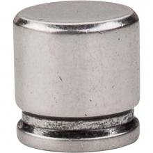 Top Knobs TK59PTA - Oval Knob 1 1/8 Inch Pewter Antique