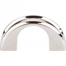 Top Knobs TK617PN - Tango U Finger Pull 1 1/4 Inch (c-c) Polished Nickel