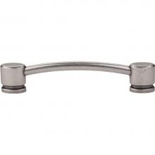 Top Knobs TK64PTA - Oval Thin Pull 5 Inch (c-c) Pewter Antique