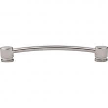 Top Knobs TK65BSN - Oval Thin Pull 7 Inch (c-c) Brushed Satin Nickel