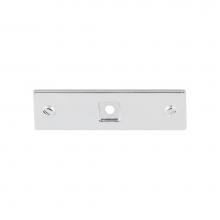 Top Knobs TK741PC - Channing Backplate 3 Inch Polished Chrome