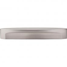 Top Knobs TK75BSN - Oval Long Slot Pull 5 Inch (c-c) Brushed Satin Nickel