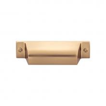 Top Knobs TK772HB - Channing Cup Pull 2 3/4 Inch (c-c) Honey Bronze